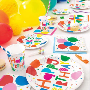 Colourful Balloons Birthday Party Accessories & Tableware