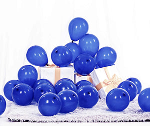 Standard Dark Blue Latex Balloons - 12" (Pack of 100)