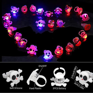 Flashing Halloween Rings