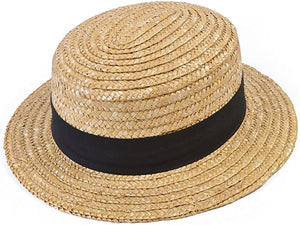 Straw Boater Hat - (Adult)