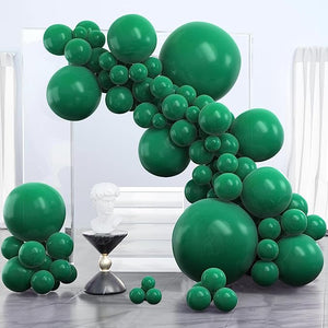 Standard Hunter Green Latex Balloons - 12" (Pack of 100)