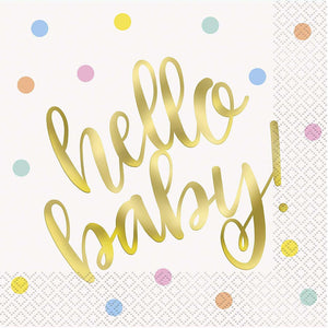 "Hello Baby" Party Accessories & Tableware
