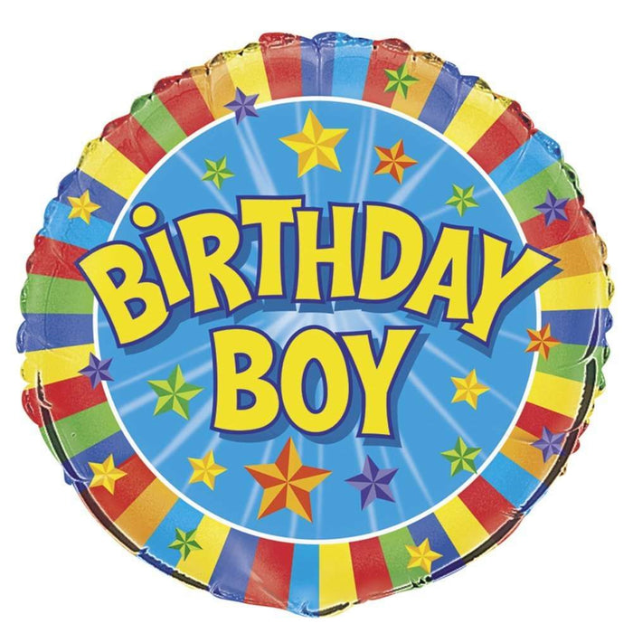 "Birthday Boy" Helium Foil Balloon - 18"