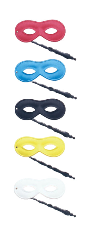 Eye Mask With Stick - Assorted Colours (Adult)