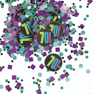 Birthday Cheer Number Confetti - (30, 40, 50, 60 & 70)