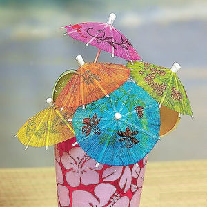 Multi-Colour Cocktail Umbrellas - Pack of 144