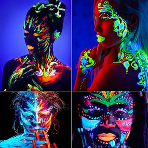 Make-Up FX - UV Glow Black Light Face/Body Paint FX