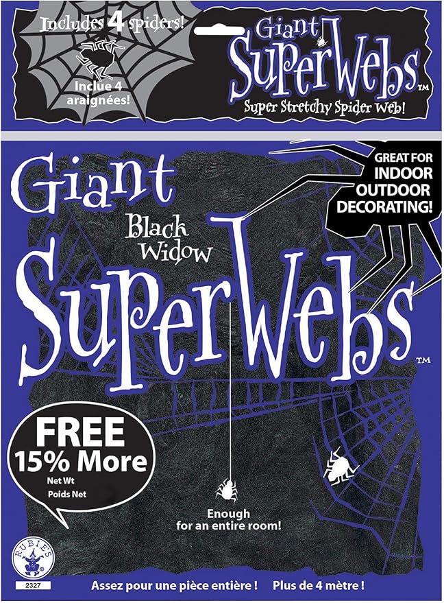 Giant Spiderweb Black