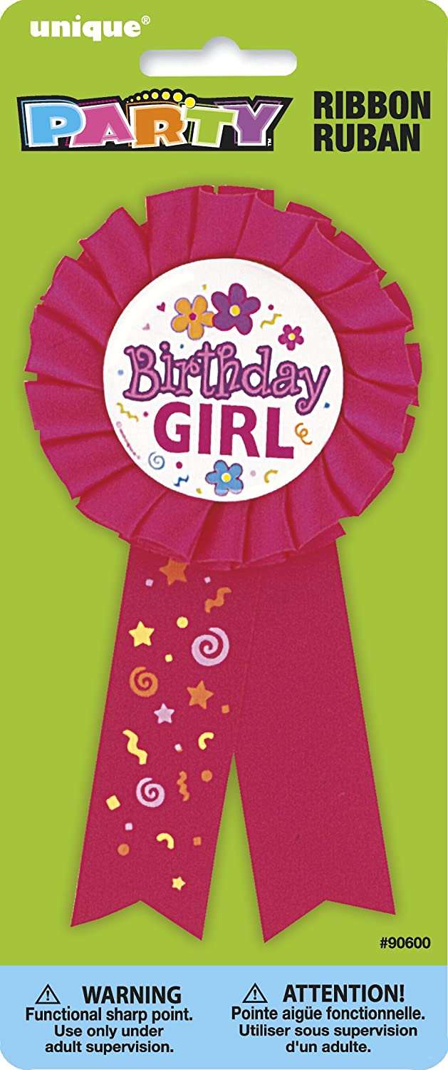 Birthday Girl Rosette - Pink