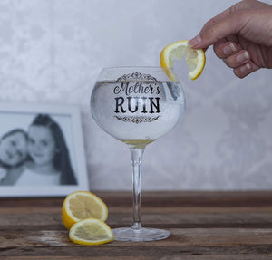 Gin Bloom Glass: "Mother's Ruin"