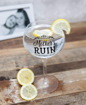 Gin Bloom Glass: "Mother's Ruin"