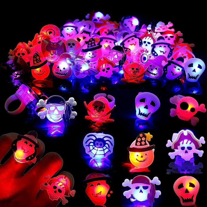 Flashing Halloween Rings