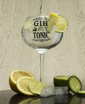 Gin Bloom Glass: "Gin Is My Tonic"