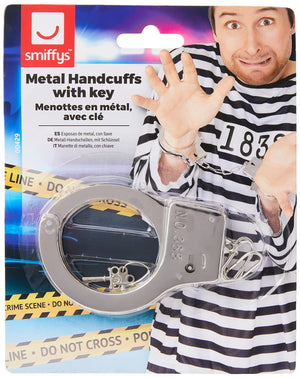 Metal Handcuffs with Key