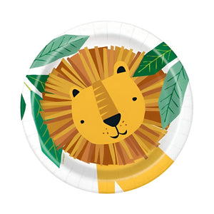 Animal Safari Party Plates - 7 inch