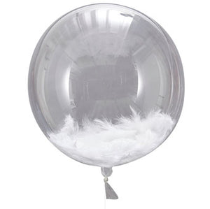 Beautiful Botanics Feather Filled ORB Balloons - 18inch, Pack of 3
