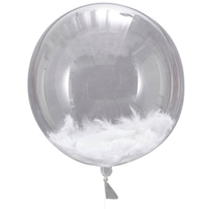 Beautiful Botanics Feather Filled ORB Balloons - 18inch, Pack of 3
