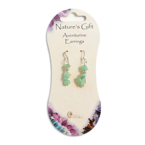 Nature's Gift Gemstone Drop Earrings