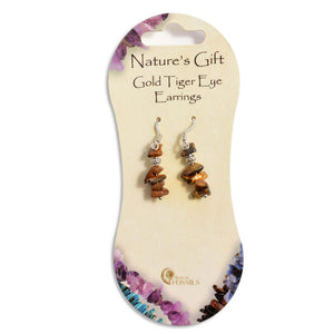 Nature's Gift Gemstone Drop Earrings