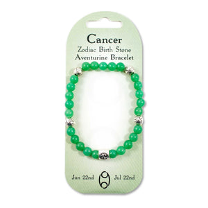 Zodiac and Crystal Energy Birthstone Bracelets