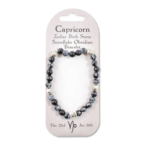 Zodiac and Crystal Energy Birthstone Bracelets