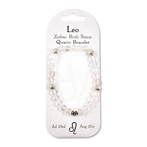 Zodiac and Crystal Energy Birthstone Bracelets