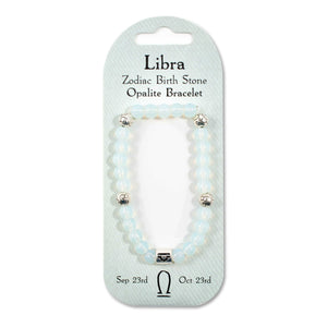 Zodiac and Crystal Energy Birthstone Bracelets