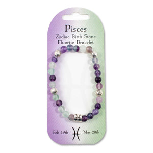 Zodiac and Crystal Energy Birthstone Bracelets