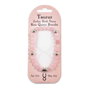 Zodiac and Crystal Energy Birthstone Bracelets