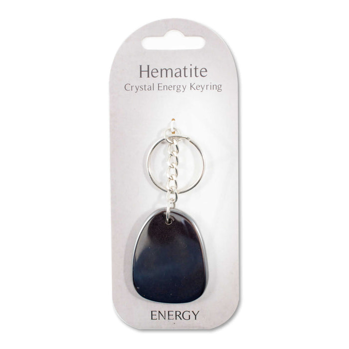 Crystal Energy Keyring - Hematite