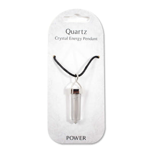 Crystal Energy Pendant - Quartz