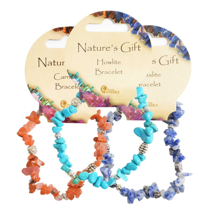 Nature's Gift Gemstone Chip Bracelets