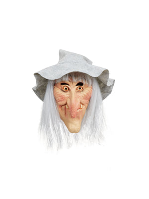 Witch Mask - Grey Hat & Hair