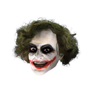 Joker 3/4 Mask, with Hair - (Adult)