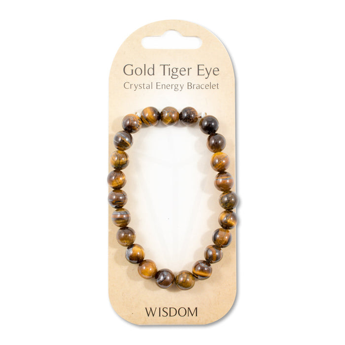 Crystal Energy Bracelet - Gold Tiger Eye