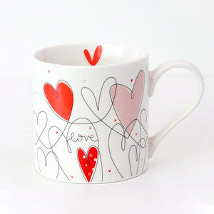 "love" Hearts Mug