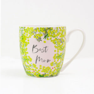 Mimosa "Best Mum" Tulip Mug