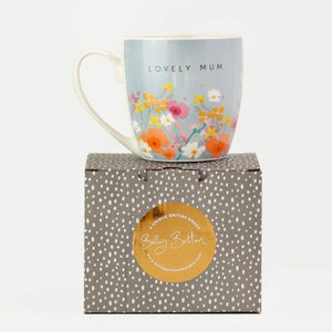 "LOVELY MUM" Tulip Mug