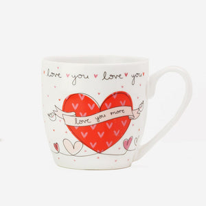 ''love you more'' Tulip Mug