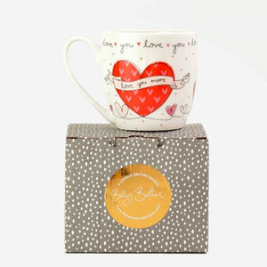 ''love you more'' Tulip Mug