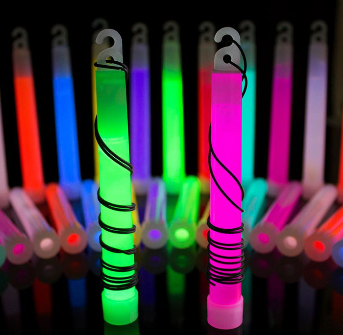 Glow Sticks, Pack of 50 - 6 inch