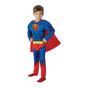 Deluxe Comic Book Superman Costume for Boys.