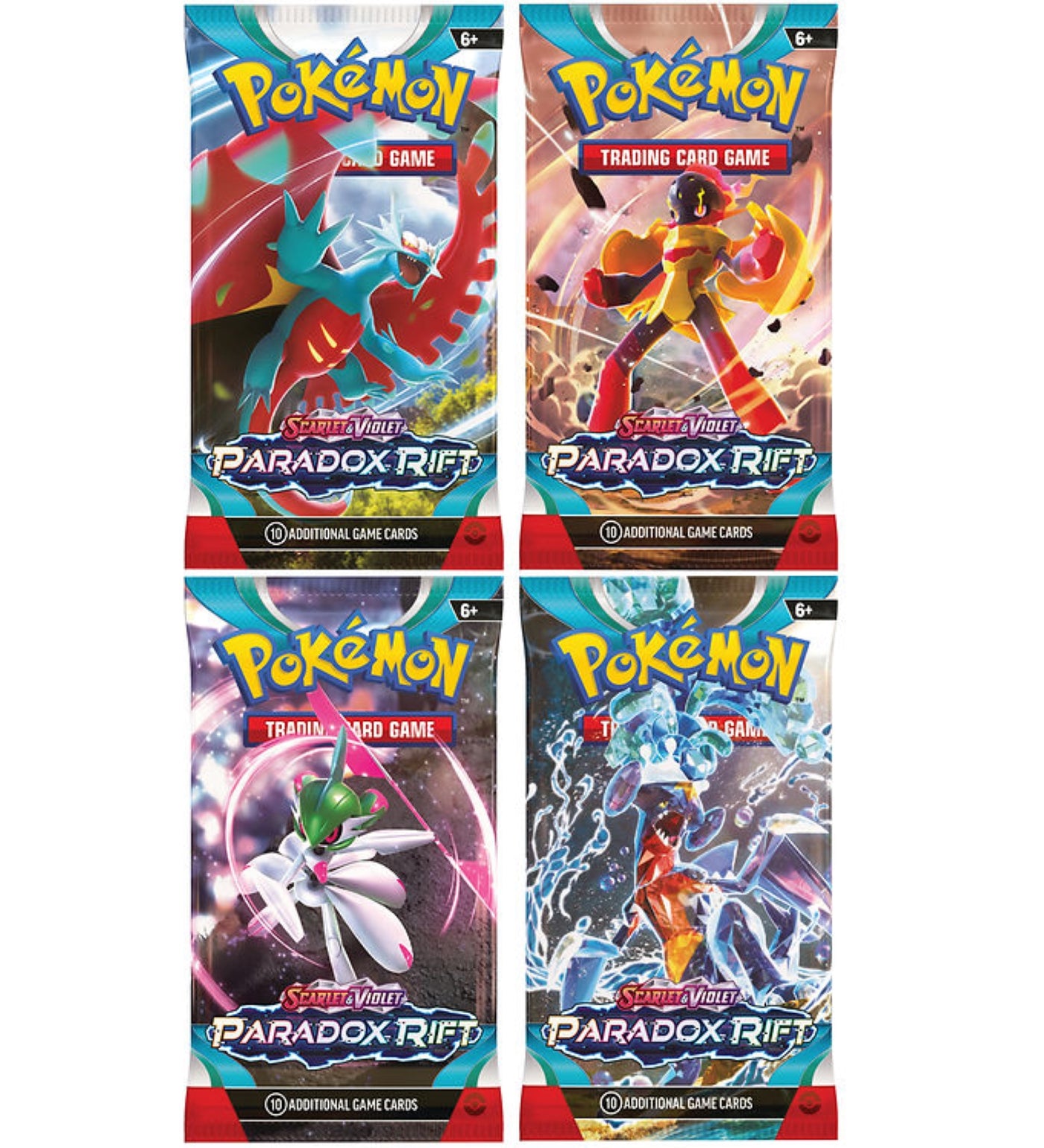 Pokémon TCG: Scarlet & Violet 4 - Paradox Rift - Booster Pack (10 Card ...