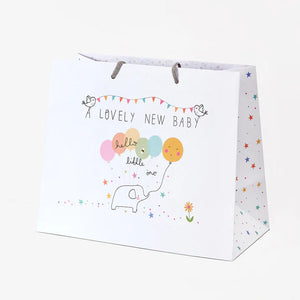 Baby Elephant Tote Gift Bag