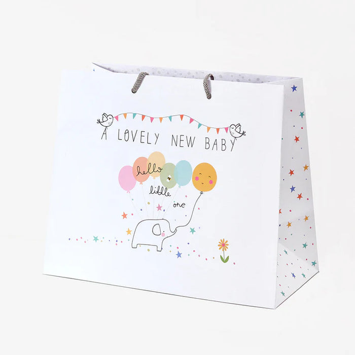 Baby Elephant Tote Gift Bag