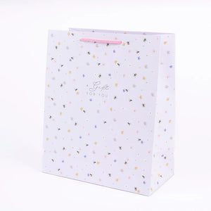 Pink Bee Portrait Gift Bag