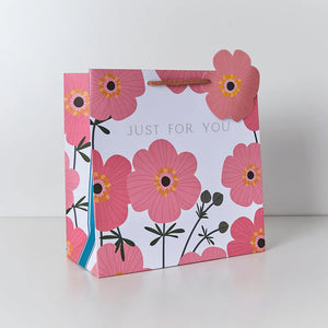 Pink Cosmos Medium Gift Bag