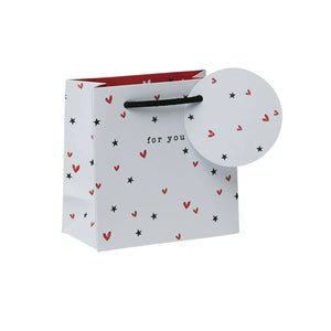 Heart & Stars Small Gift Bag