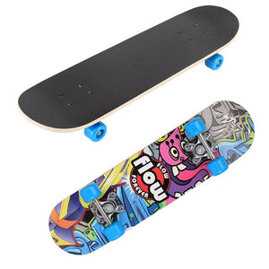 Ozbozz Wooden Skateboard -  24 inch (Assorted Designs)