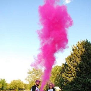 Gender Reveal Smoke/Powder Popper - Blue or Pink